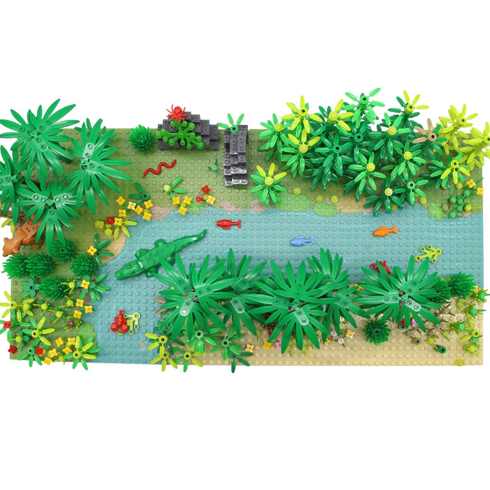 Feleph jungle scenery accessories: detailed parts invite creative landscaping and habitat ideas.
