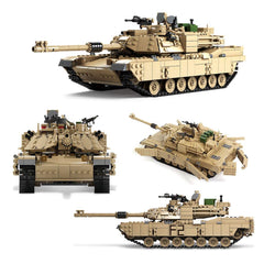 Feleph M1A2 Tank 1:28 scale demonstrates authentic proportions for display.
