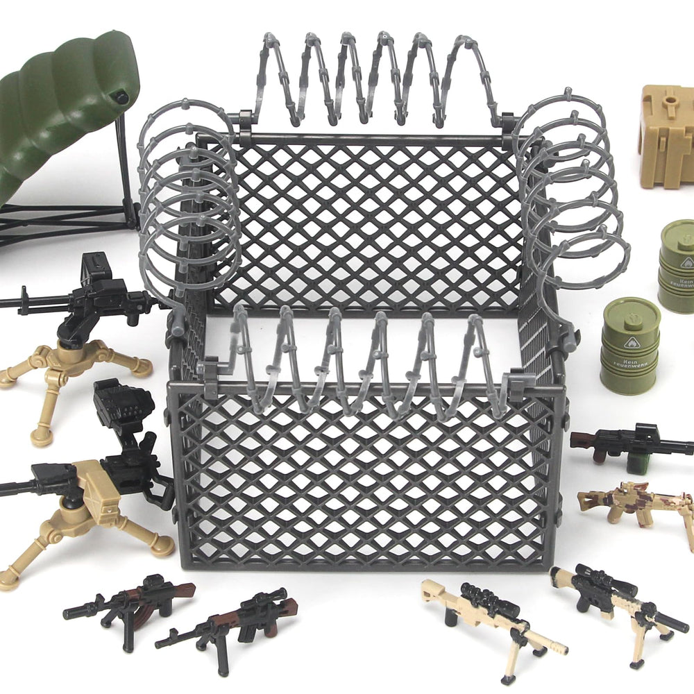 Feleph tactical gear set helps customize army figures for varied missions.