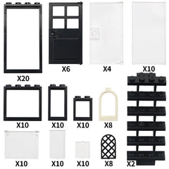Feleph Windows and Doors Kit doors add functional detailing to creative models.