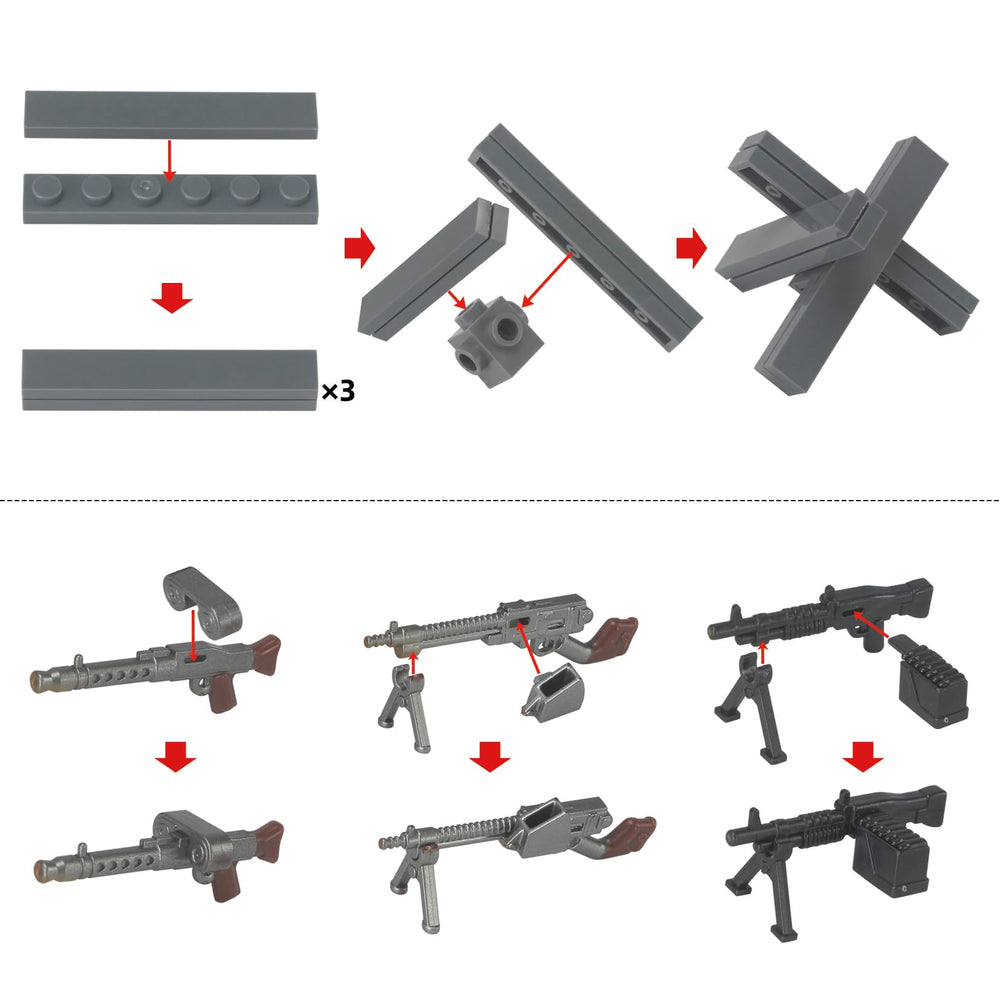 Feleph WWII toy bricks in ABS offer durable play and display potential