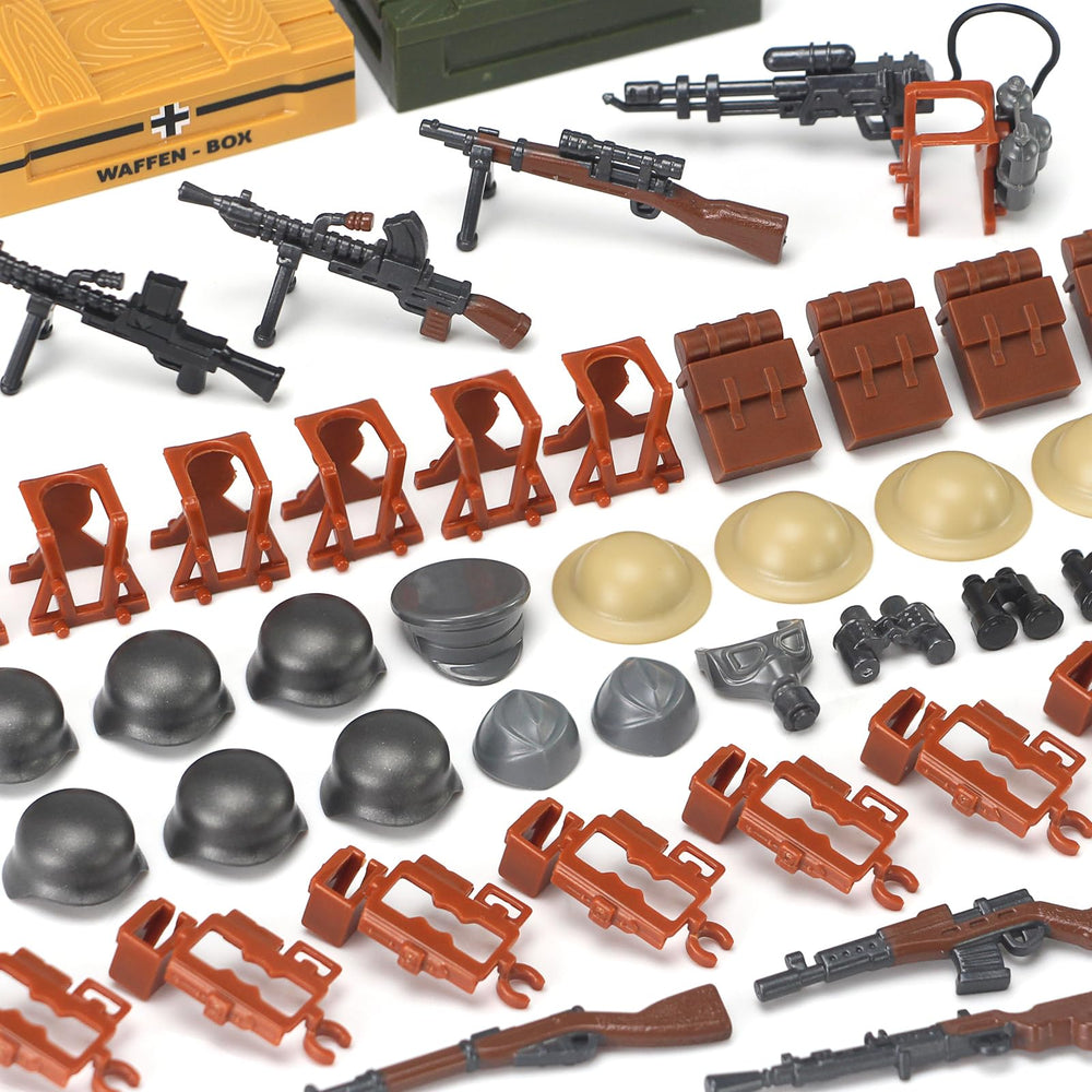Feleph Maxim machine gun adds believable warfront detail.