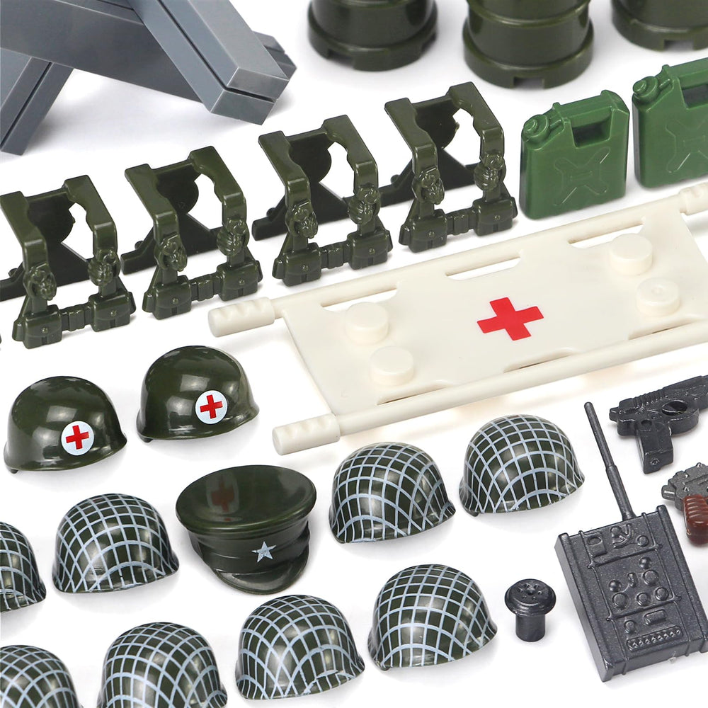 Feleph WW2 weapons pack includes rifles and submachine guns for detailed brick builds