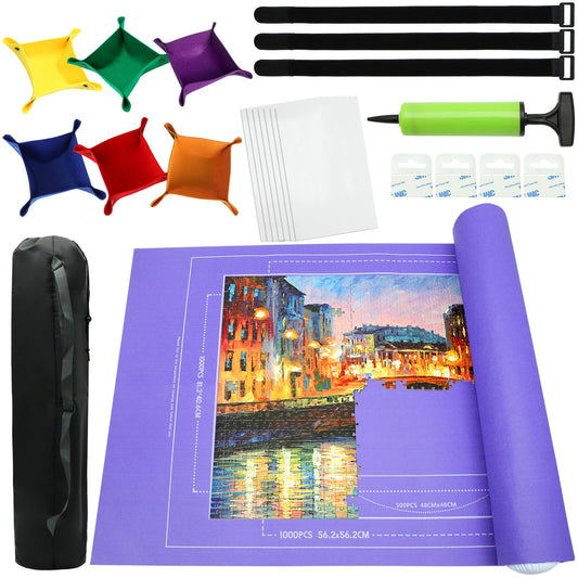 FELIZROCA puzzle mat roll-up surface for stable, portable puzzling sessions