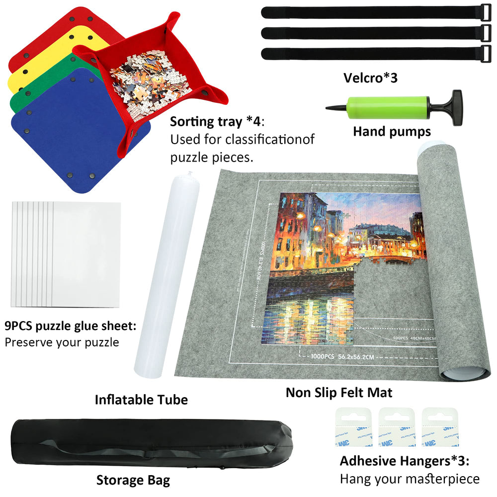 FELIZROCA storage bag for portable and tidy puzzling on the go