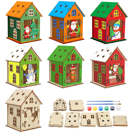Fennoral Christmas house Santa: kid-friendly wooden build for festive decorating