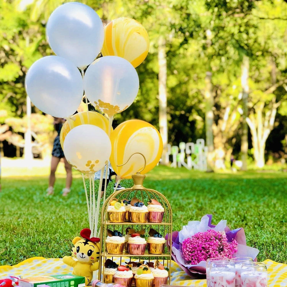Fenxyo balloon stand kit birthday party—perfect centerpiece for celebrations.
