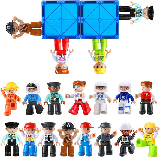 Feoxialy magnetic people figures for kids promote imaginative family role-play.