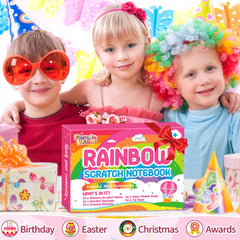 FEREDO KIDS art supplies bundle inspires imaginative scratch art projects.