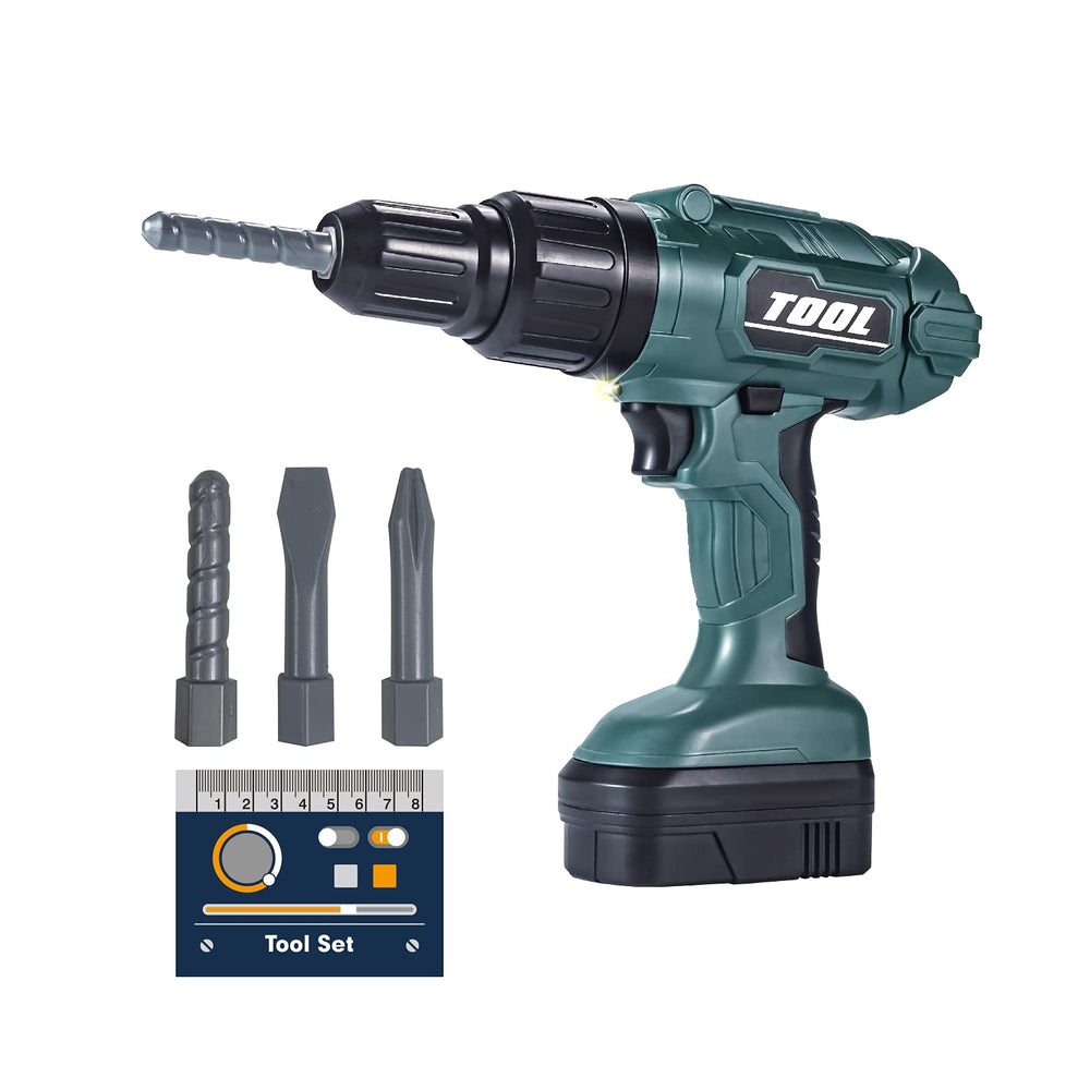Ferthor Fun electronic power drill head for realistic pretend repair play