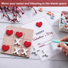FestalMart valentines red heart X game pieces add festive appeal