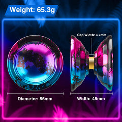 FETESNICE yoyo with butterfly design in vibrant colors for dynamic tricks