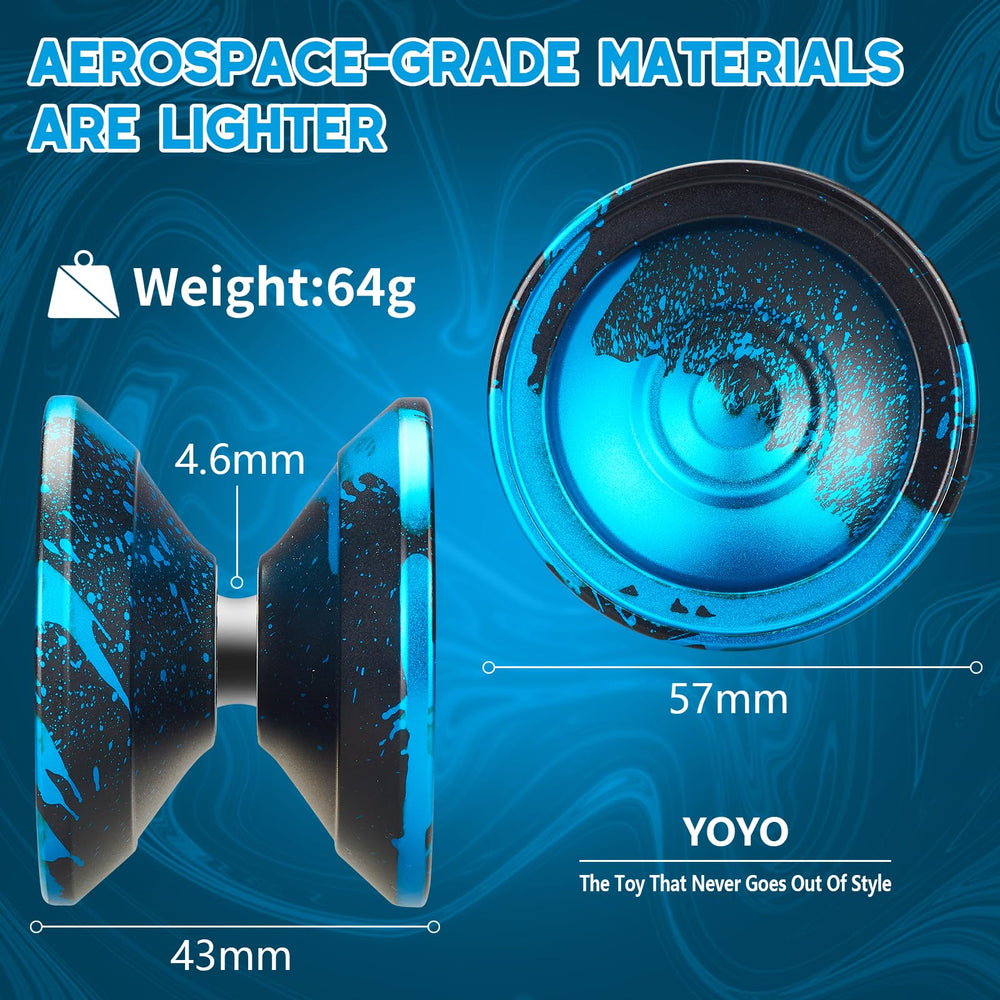 FETESNICE Yoyo Pro dual-purpose setup enabling unresponsive play for advanced tricks