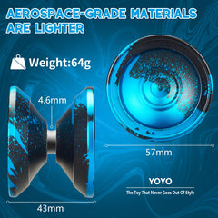 FETESNICE Yoyo Pro dual-purpose setup enabling unresponsive play for advanced tricks