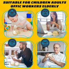 FFNIU dumpling fidget toy soft material cushions hands during squeezing sessions.