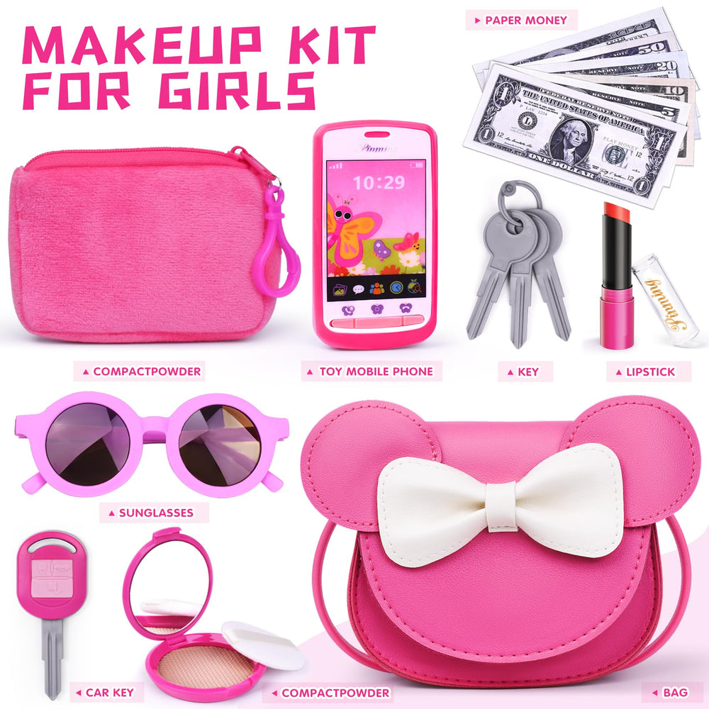 FFTROC crossbody purse design keeps pretend items organized during play.