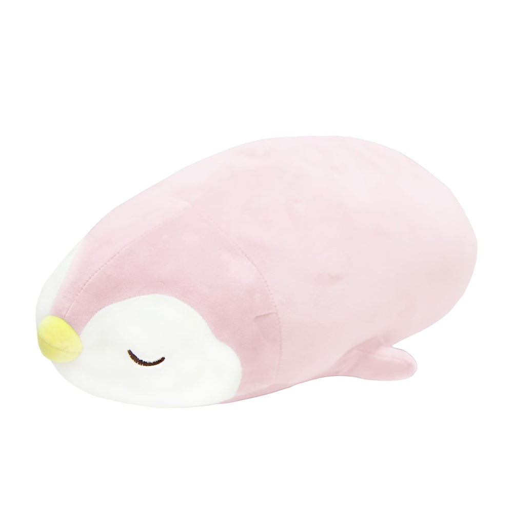FFxiong pink penguin plush with soft fabric for gentle cuddling.