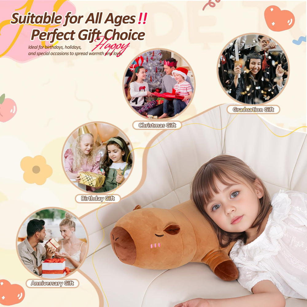 FFxiong capybara plush package includes one 60cm cuddly friend.