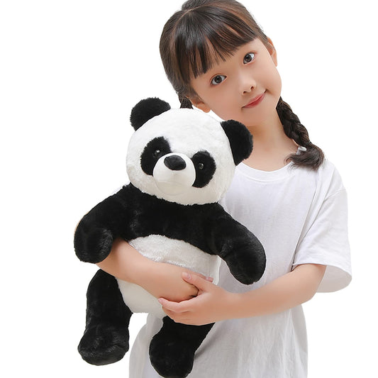 FFxiong panda plush face close-up shows soft coat ideal for comforting hugs.