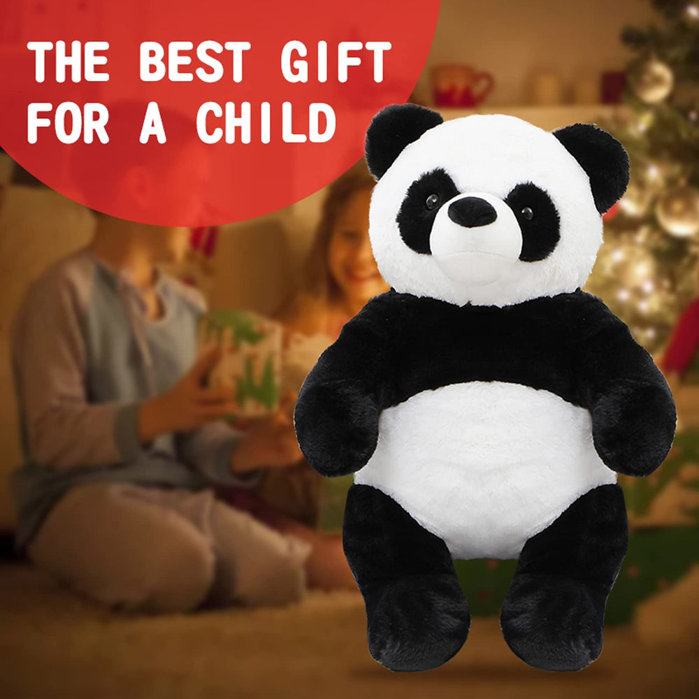 FFxiong panda plush packaging showcase ready-to-gift presentation.