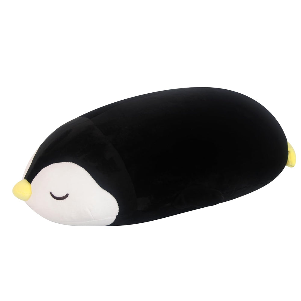 FFxiong penguin plush soft material detail for comfortable naps.