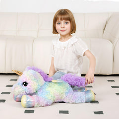 FFxiong shimmering wings and metallic horn add magical sparkle to bedtime stories.