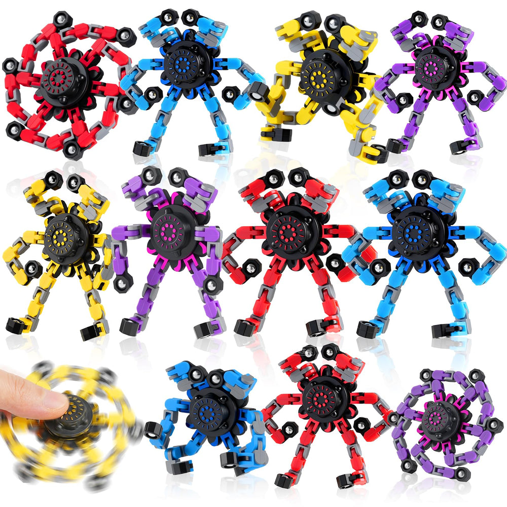 FGYLYOX transformable spinners pack for kids and adults improves focus during study.