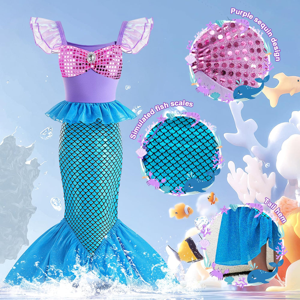 fhjax mermaid necklace for a polished underwater princess look