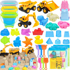 FHOZGECY dumper beach toy for kids, durable and colorful for sand play.