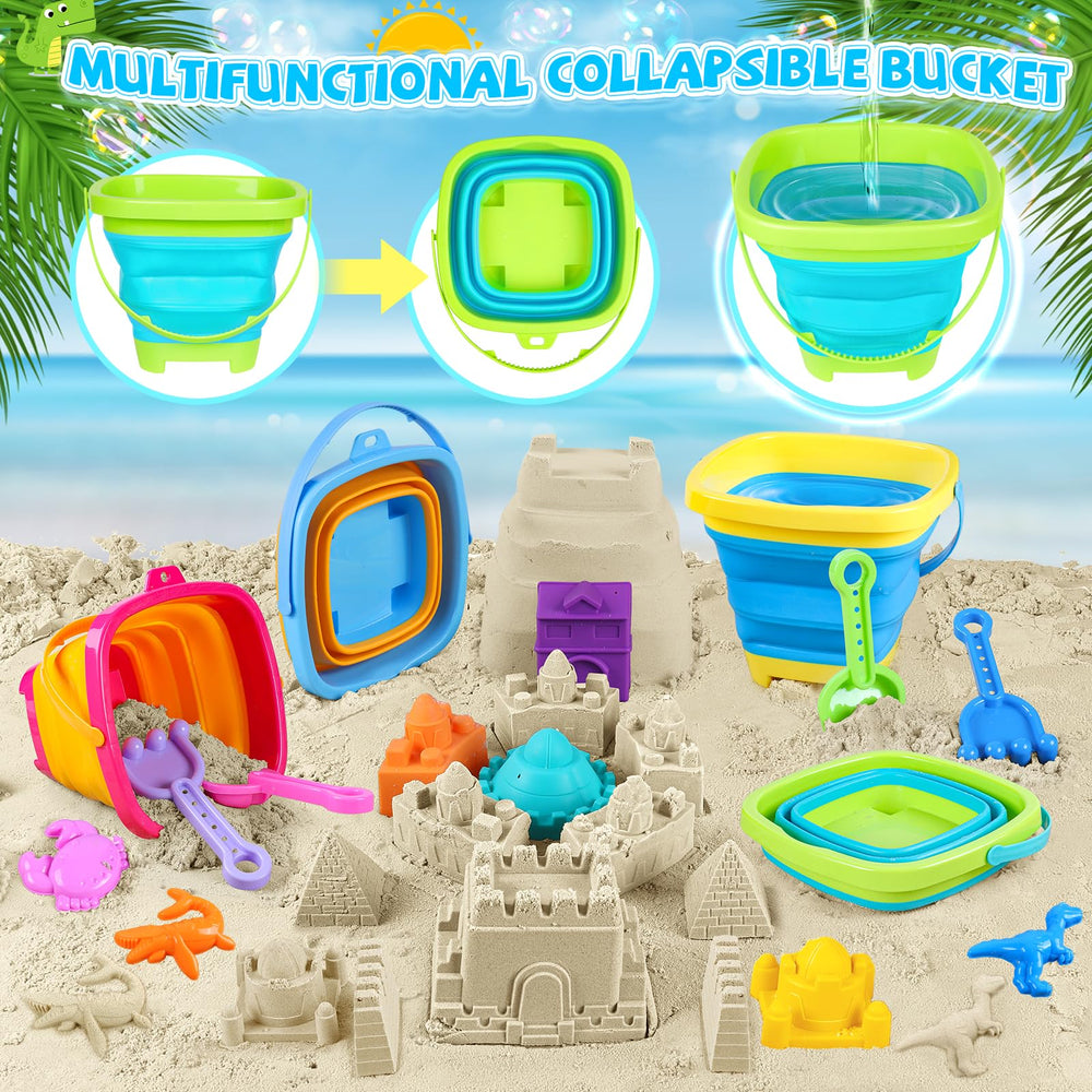 FHOZGECY sand castle molds for creative beach sculptures.