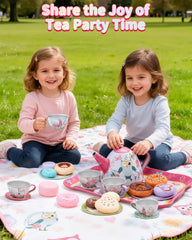 Fiderix Premium Tea Party Set sized for small hands to boost confidence