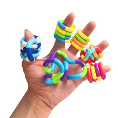 10pc fidget toy set in multicolor design for creative brain exercise