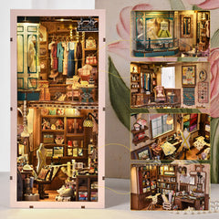 Fifijoy Book Nook Kit scrap basket creates a cozy sewing space