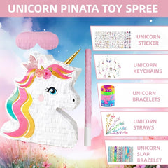 FIGEPO Unicorn straws pack, practical drink accessories for unicorn theme