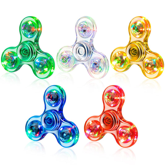 FIGROL red box light up spinner for eye-catching party glow and kid-friendly fun