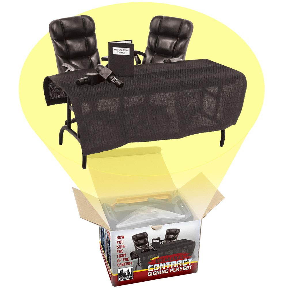 Figures Toy Company breakable chair for dramatic contract signings.