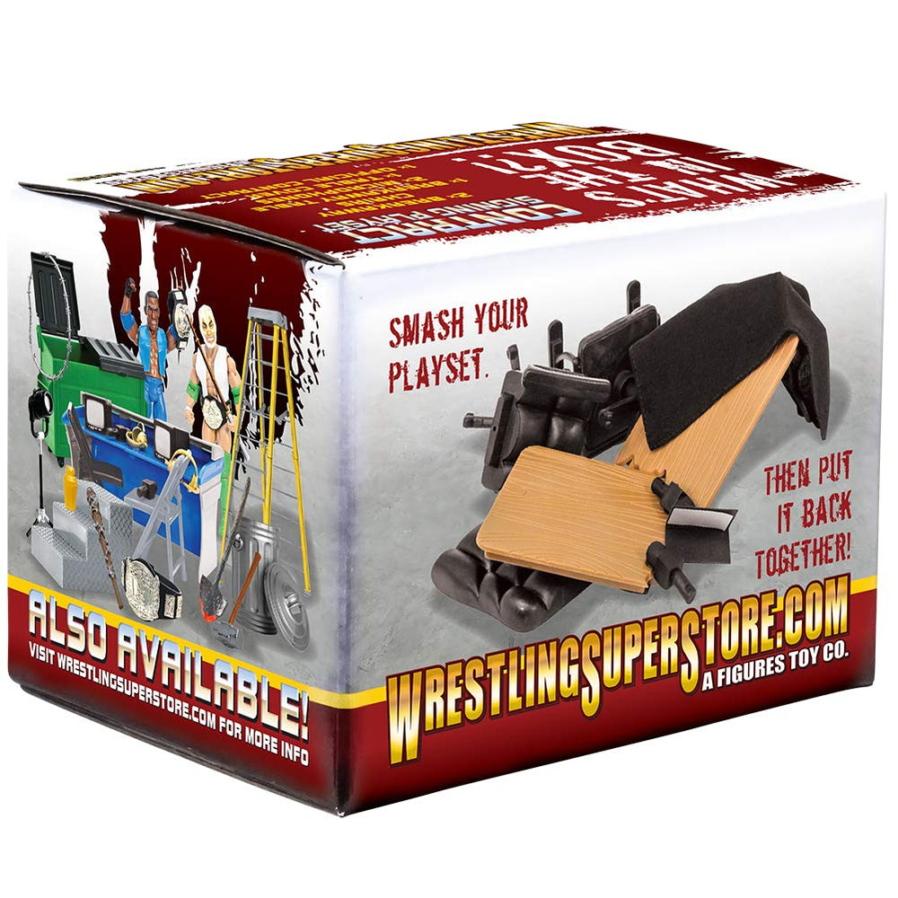 Figures Toy Company breakable table adds chaotic action moments.