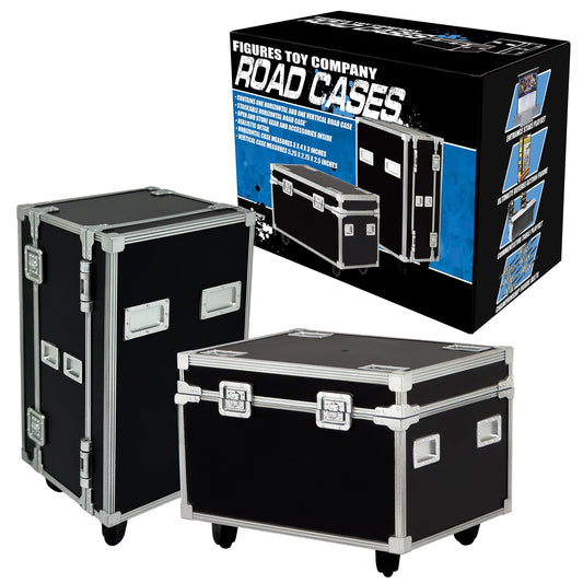 Figures Toy Company road case opening lid enhances realistic figure displays