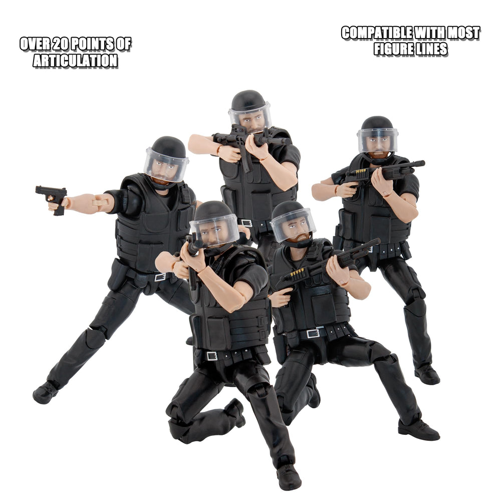 Figures Toy Company SWAT Officer weapons included for realistic tactical setups