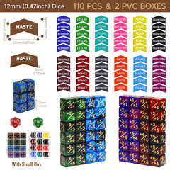 FIGURESLAB MTG dice 12mm counters offer clear readability for quick tracking.