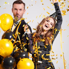 fiintrwa fringed noise maker gold delivers cheerful sounds for celebrations