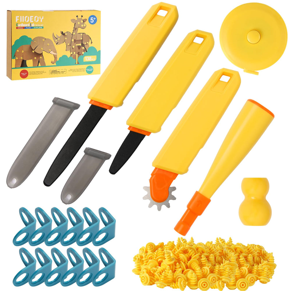 FIIOEOY safety cutters for kids with protective blades enabling safe cutting