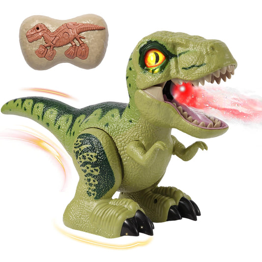 FIIOEOY remote dinosaur with realistic eyes for immersive pretend play.