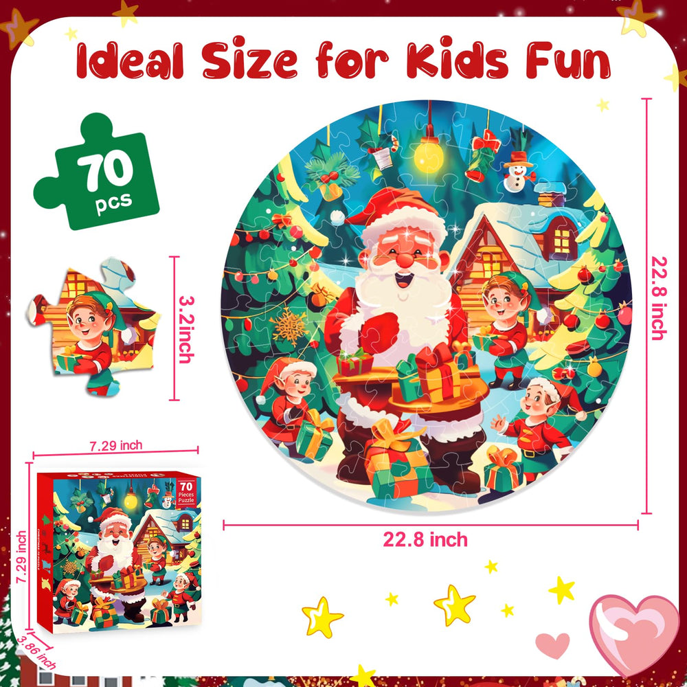 Fikamd large-piece puzzle for kids boosts motor skills with easy-to-handle pieces.