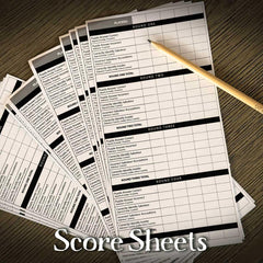 Finders Seekers Sneaky Sabotage puzzle table displays codes and clues in action.