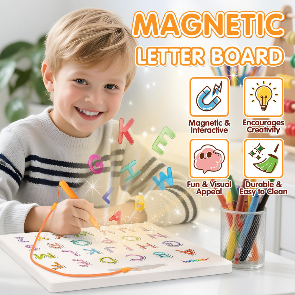FINDMAG Easy-clean magnetic board for quick resets after play