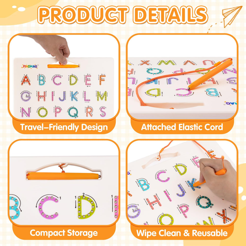 FINDMAG Travel-friendly compact board suitable for trips and learning on the go