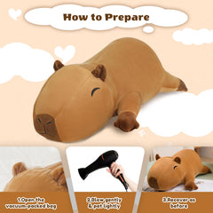 Finebee capybara plush decor for cozy bedroom spaces