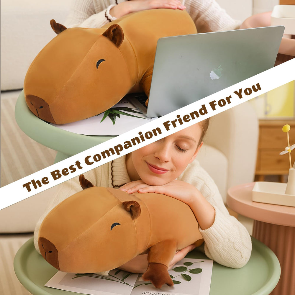 Finebee capybara plush decor for living rooms and desks