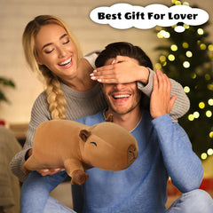 Finebee capybara plush pillow-form factor ready for snuggles
